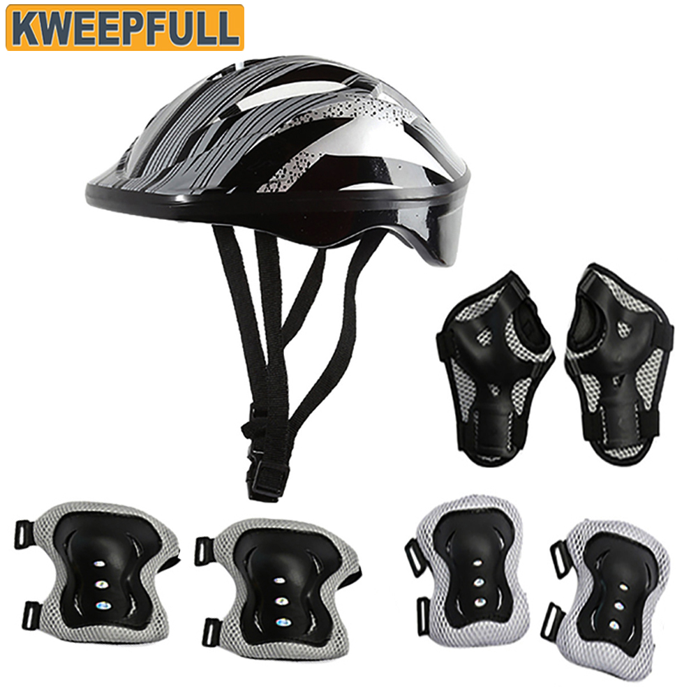 Youth Cycling Gear - Kids Bike Helmet Protection Gear Set,