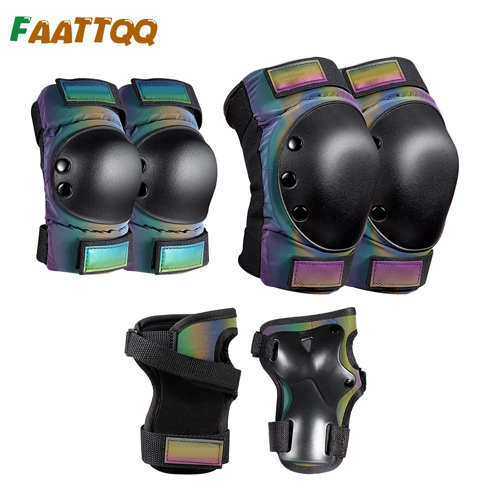 Youth Cycling Gear - Protetores de Joelho, Cotovelo e Punho