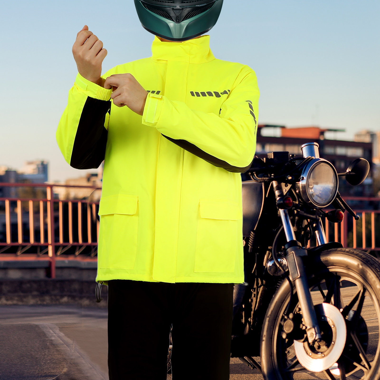 Cycling Gear For Rain - Conjunto de Roupa de Chuva para