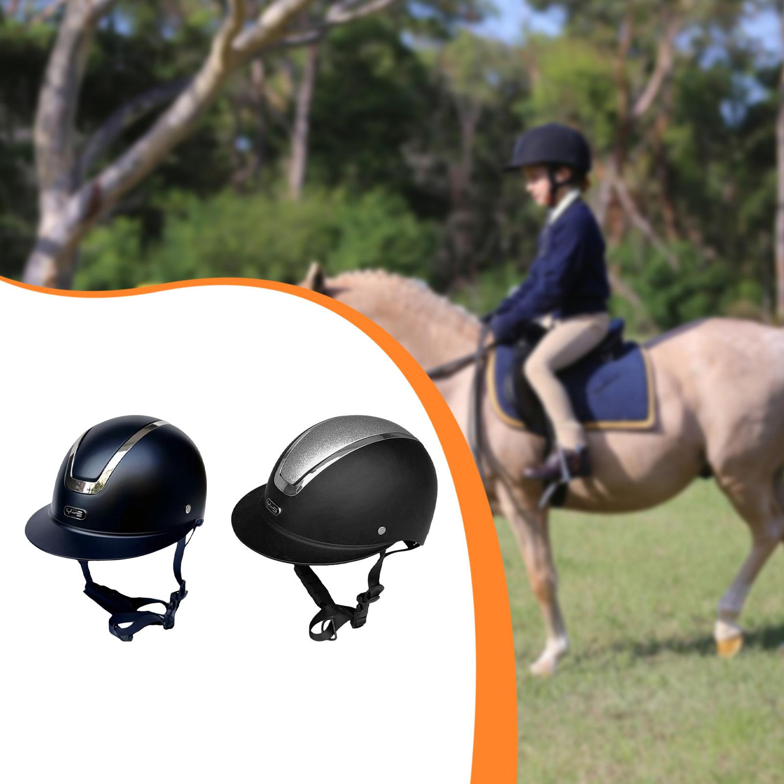 Youth Cycling Gear - Capacete Equestre Ajustável para Jovens com