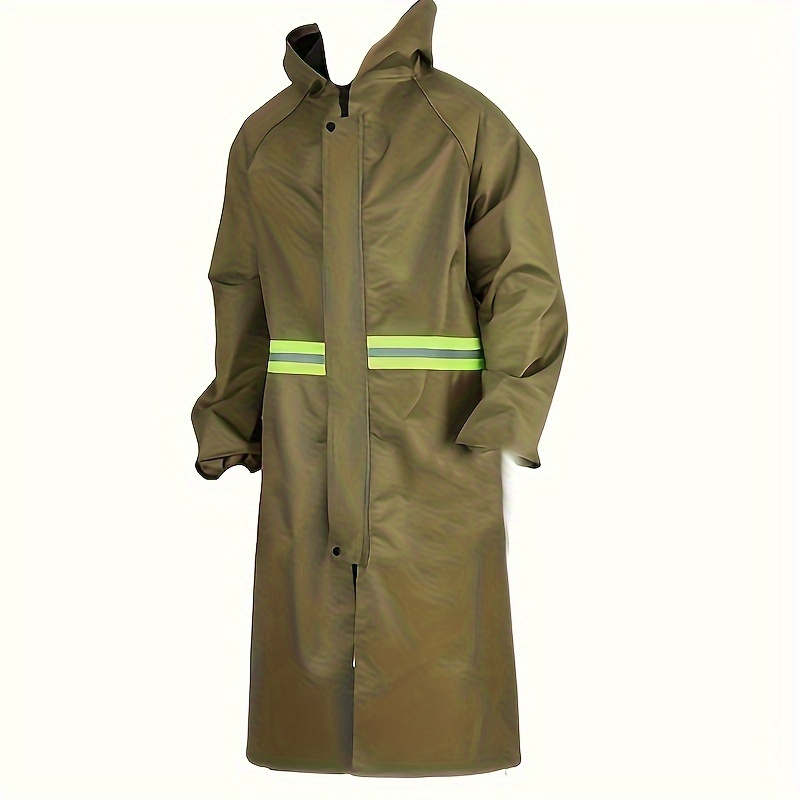 Cycling Gear For Rain - Capa de Chuva Refletiva e Impermeável,
