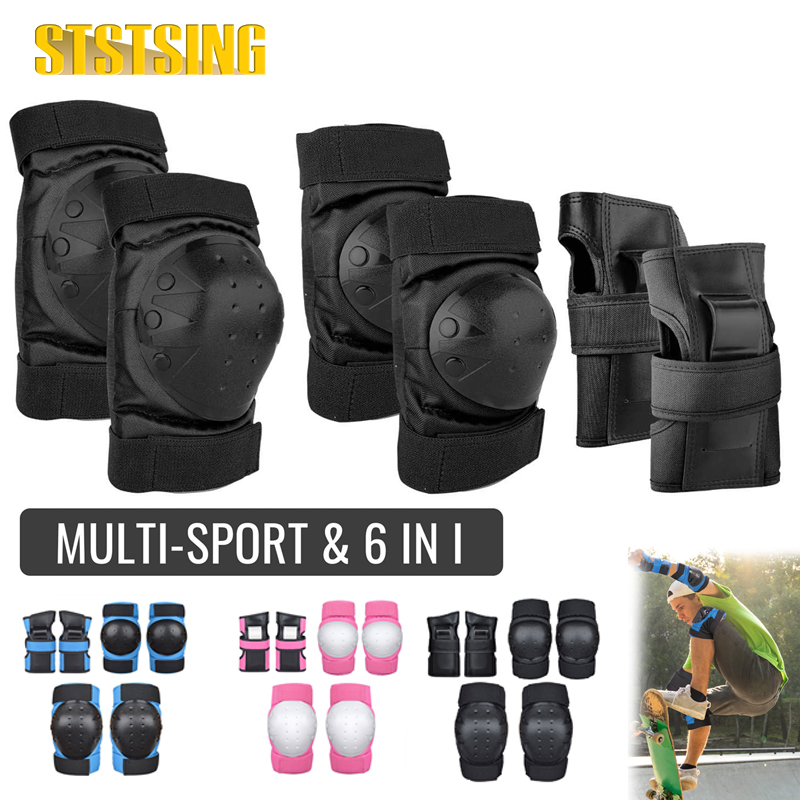 Youth Cycling Gear - Protetores de Joelhos, Cotovelos e Punhos