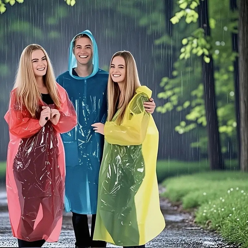 Poncho de chuva transparente d - Cycling Gear For Rain avaliação e preço