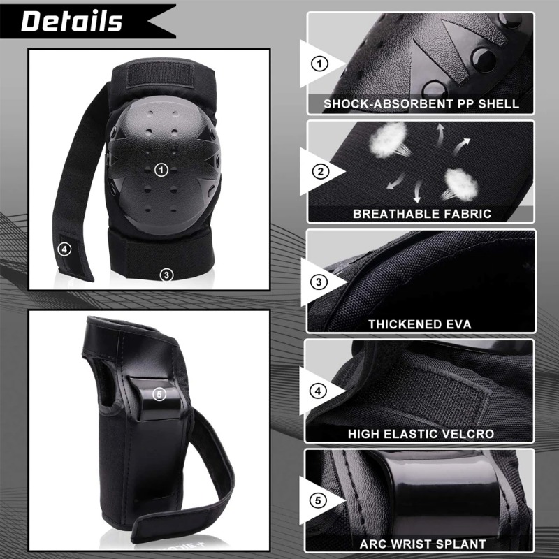 Conjunto de Protetores de Joel - Youth Cycling Gear avaliação e preço