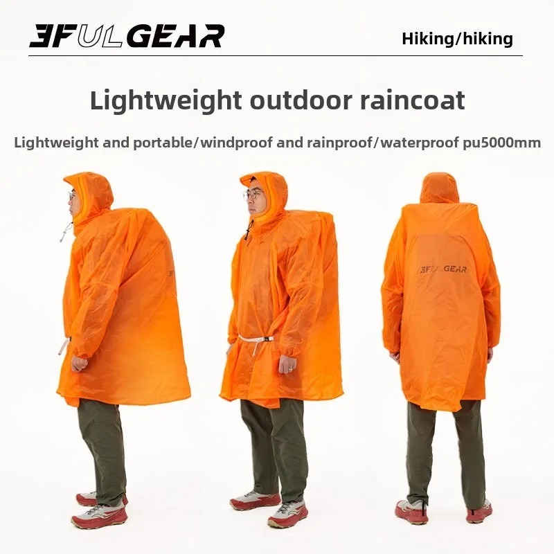 Poncho de Chuva Ultraleve 3F U - Cycling Gear For Rain avaliação e preço